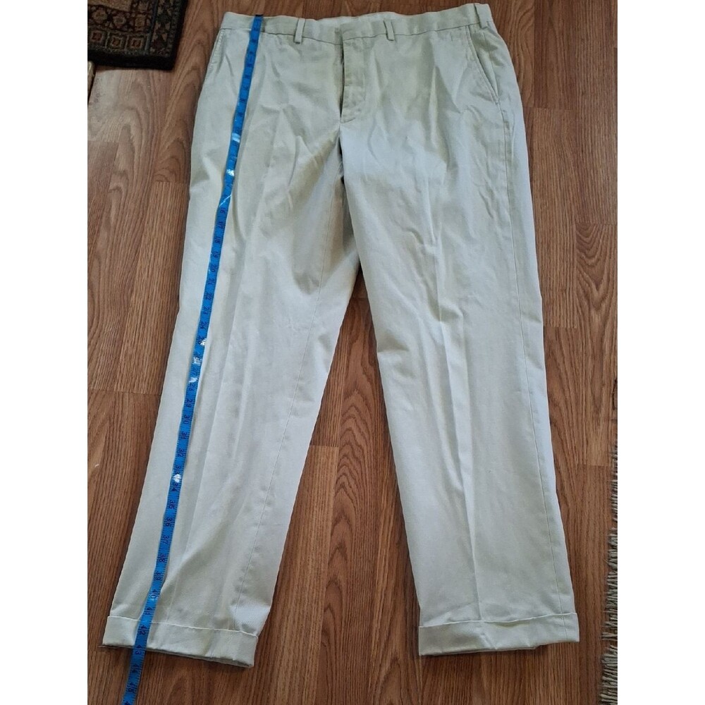 Lands' End Men's Light Khaki Cotton Chinos